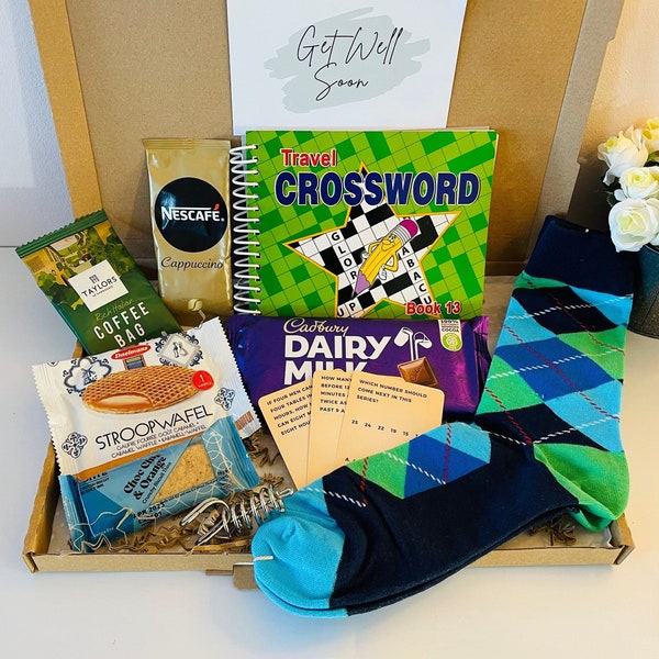 Ultimate Gift Box for men / Birthday Letterbox Gift/ Pick me Up / Get Well Soon/ Gifts for him /Dad /Hug in a Box /Care Package/ Fathers Day