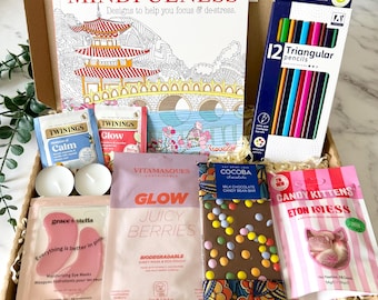 Recovery Get Well Soon Gift - Distraction Mindful Letterbox Gift - Care Package - Thinking of You - Hug in a Box - Wellness Gift for Her