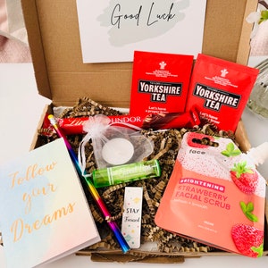 Good Luck Letterbox Gift / New Job Gift Box / Exams/ SATS /  Congratulations / Gifts for Her / Starting College / Student / University Gift