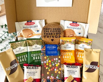 Coffee Hamper - Hug in a Box - Thinking of You - Birthday Gift - Get Well Soon - Congratulations - Anniversary - New Home - Thank you Gift