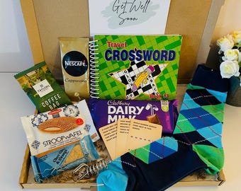 Ultimate Gift Box for Men - Birthday Gift - Get Well Soon - Gifts for him - Hug in a Box - Care Package - Thinking of You Letterbox Gift