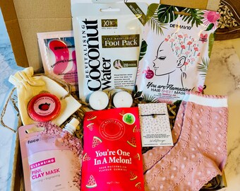 Pick Me Up Gift Box - Hug In A Box - Thinking Of You Gift - Self Care Pamper Hamper - Cheer Up Gift Box - Sending Hugs - Letterbox Gift