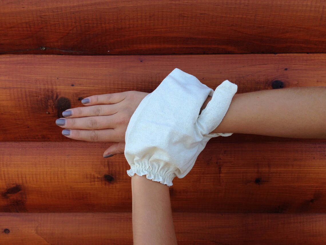 Healm 100 Raw Silk Garshana Gloves Ayurvedic Massaging Etsy
