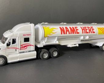 Personalized toy truck with your child's name