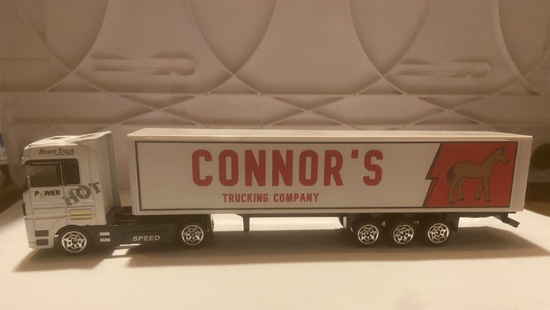 Personalized toy truck, customized with your child's name on the side of the truck: birthday, Christmas, any event for children image 6