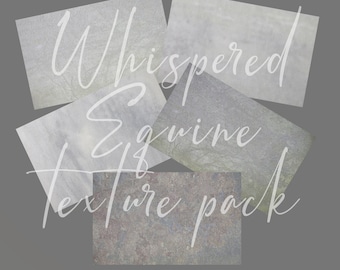 Whispered Equine Texture Pack - digital photoshop overlay set