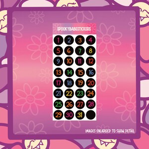 Rainbow Date Covers Matte Sticker Sheet