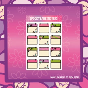 Space Notebooks Matte Sticker Sheet