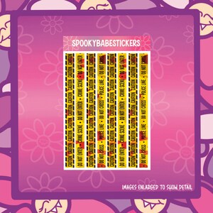 Yellow Tape Washi Matte Sticker Sheet
