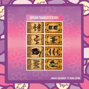 Victorian Bats Matte Sticker Sheet