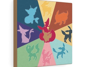 Eevee Evolutions Canvas Print