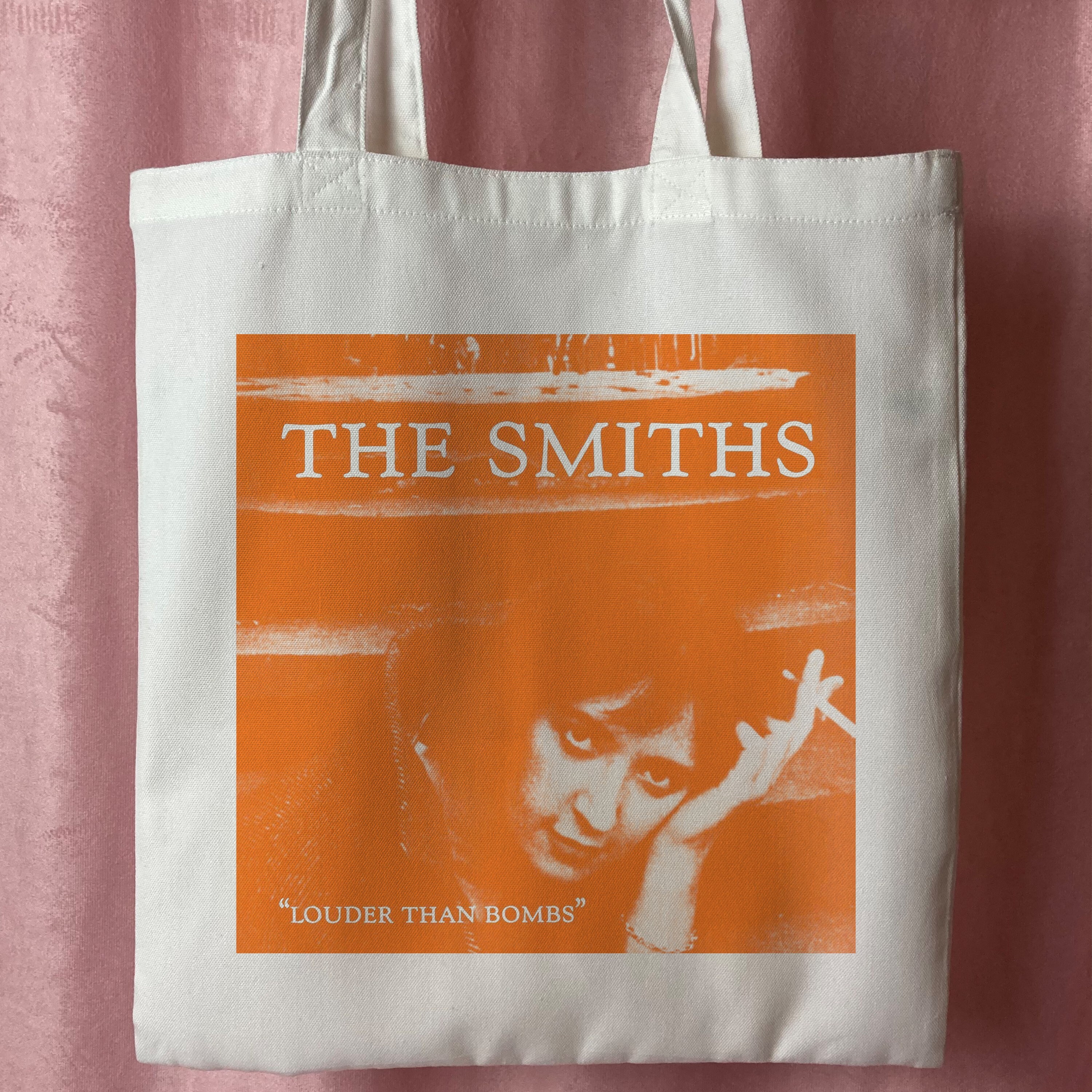The Smiths Linen Tote Bag Canvas Shopping Bag 100 Recycled Etsy UK