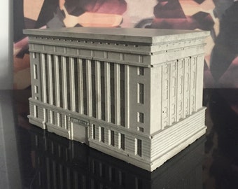 Maqueta de hormigón de Berghain: réplica de un icónico club techno berlinés / Decoración de cultura club