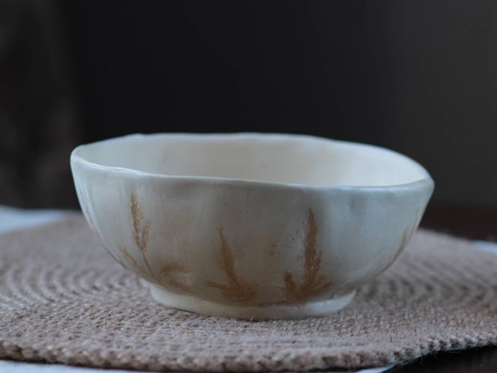 Beige Stoneware Dinnerware Set Handmade Ceramic Rustic Dish Etsy