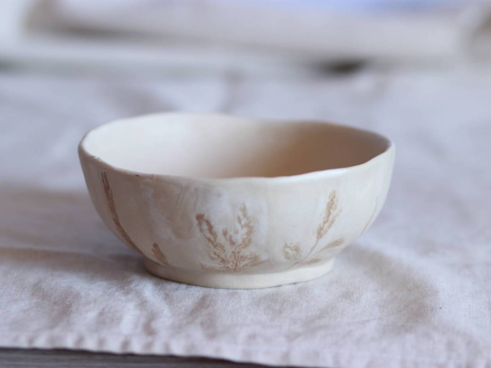 Beige Stoneware Dinnerware Set Handmade Ceramic Rustic Dish Etsy