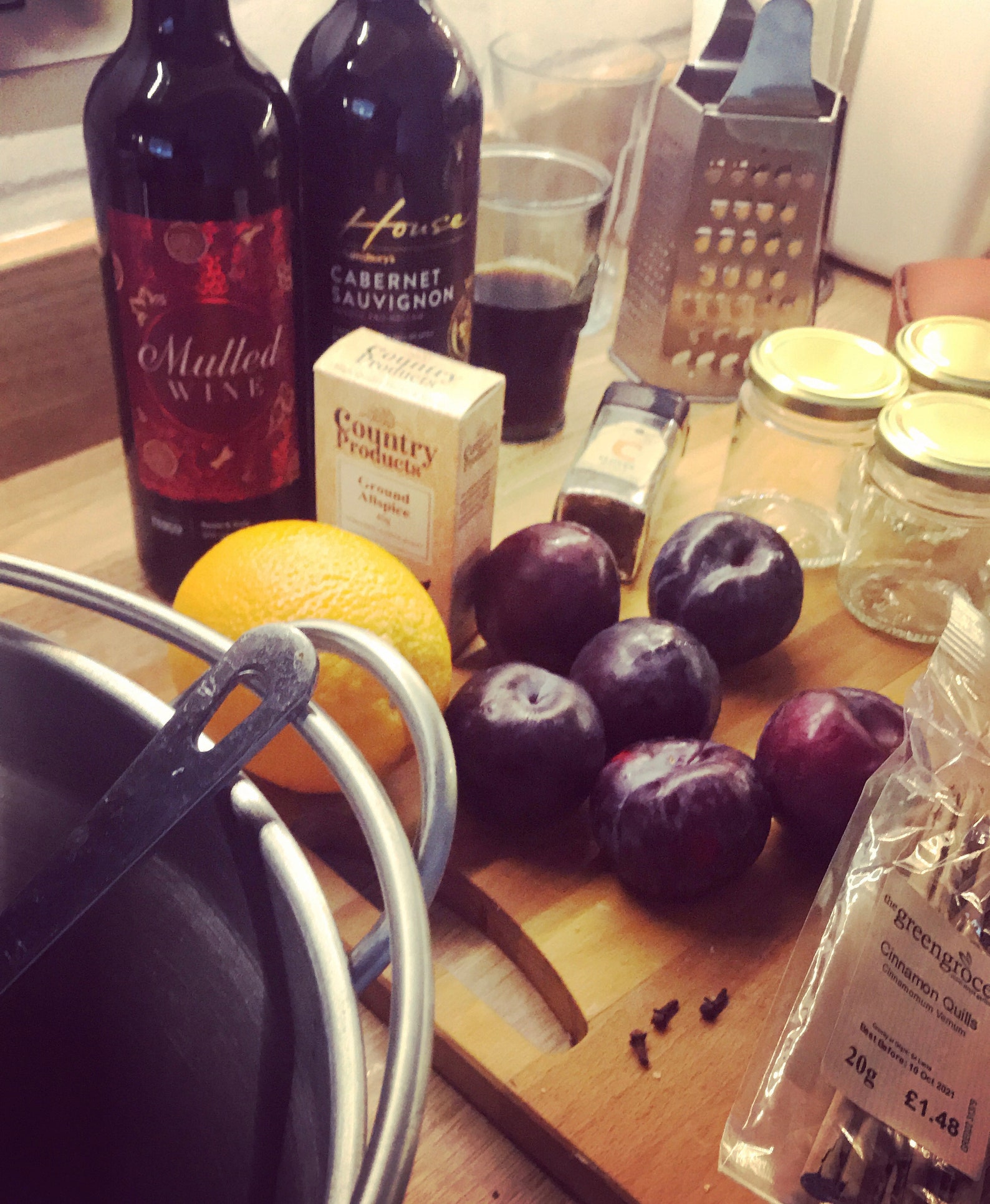 Homemade Plum Mulled Wine Jam Etsy