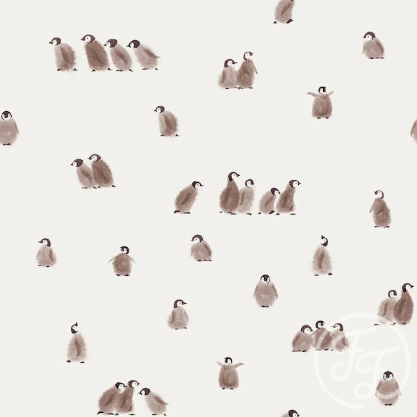 Baumwolljersey Family Fabrics Pinguine