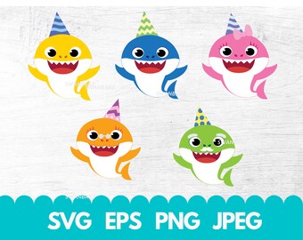 Baby Shark Png Etsy
