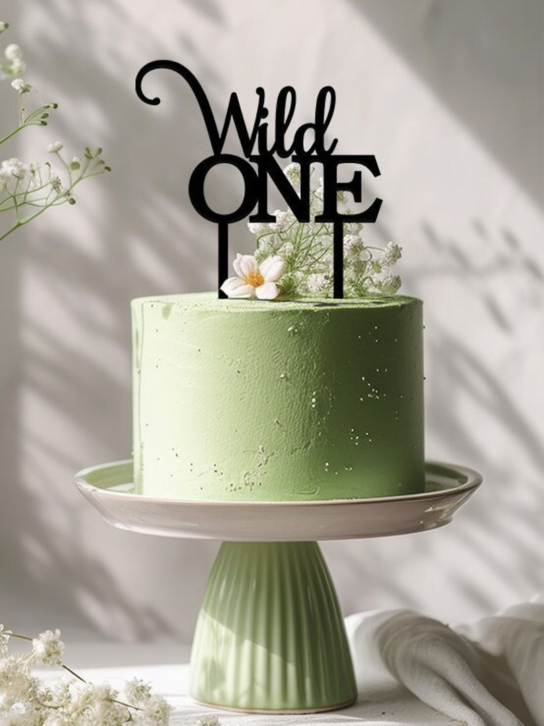 WILD ONE First Birthday 3D Printed Reusable Cake Topper - Etsy