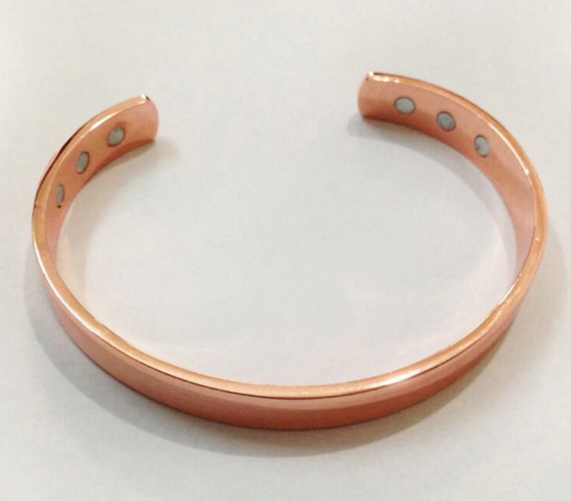 Copper Bracelet Pure Copper Gift For Her Friendship Bracelet Etsy