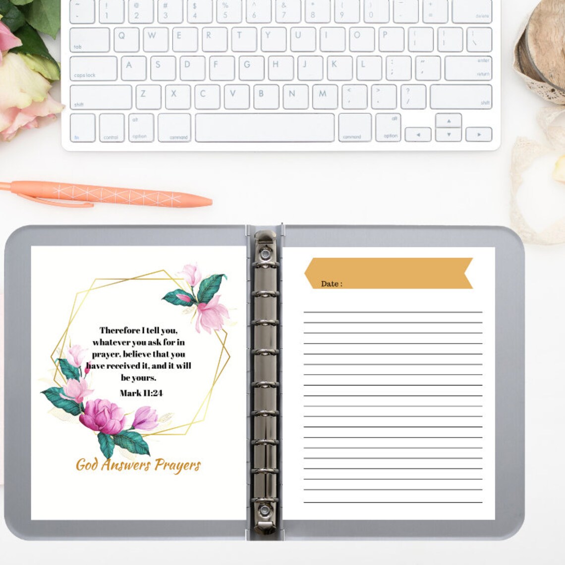 Pray With A Purpose Prayer Journal Happy Planner Prayer | Etsy