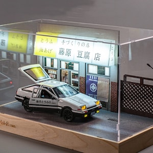 1/64 モデルカー ジオラマモデル ダイキャスト - The InitialD