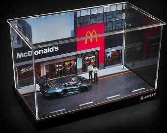 Boîte De Présentation Initial D - Scène Du Magasin De Tofu Fujiwara - 1/32 - Neuf
