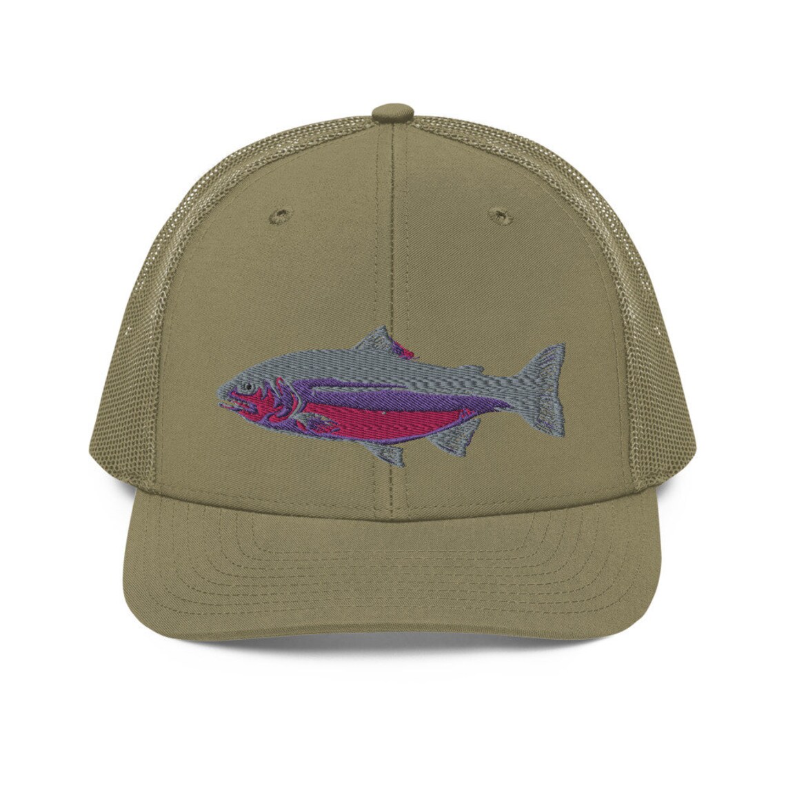 406 Trout Trucker Cap Etsy