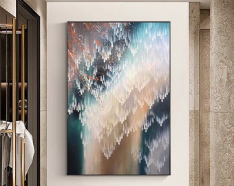 Original Abstract Canvas Colorful Painting Large Oil Painting Contemporary Art Minimalist Abstract Painting On Living Room Art Decor M44