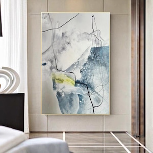 Original Abstract Painting, Minimalist Abstract Oil Painting, Large Abstract Painting, Wall Art Painting, Large Painting Minimalist Art M76
