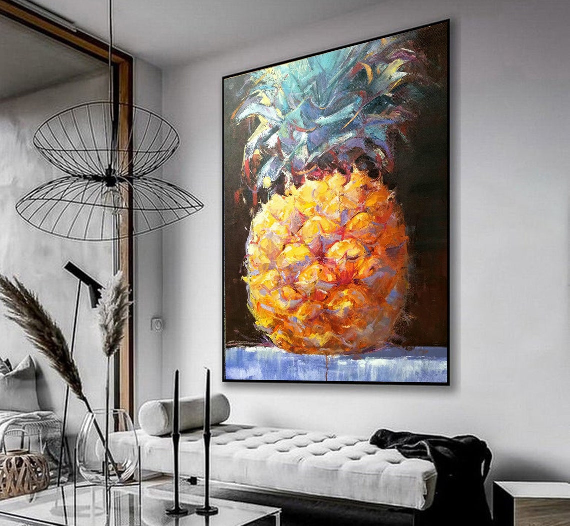 Pineapple Decoration Pineapple Kitchen Decor Pineapple Etsy