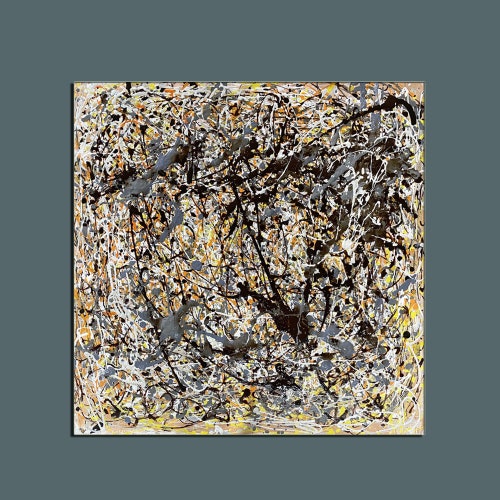 Original Abstract Painting, Jackson shops Pollock Brushstroke Wall Art, Large Art Abstract, Living Room Art , Bedroom Decor, Contemporary Art M160
