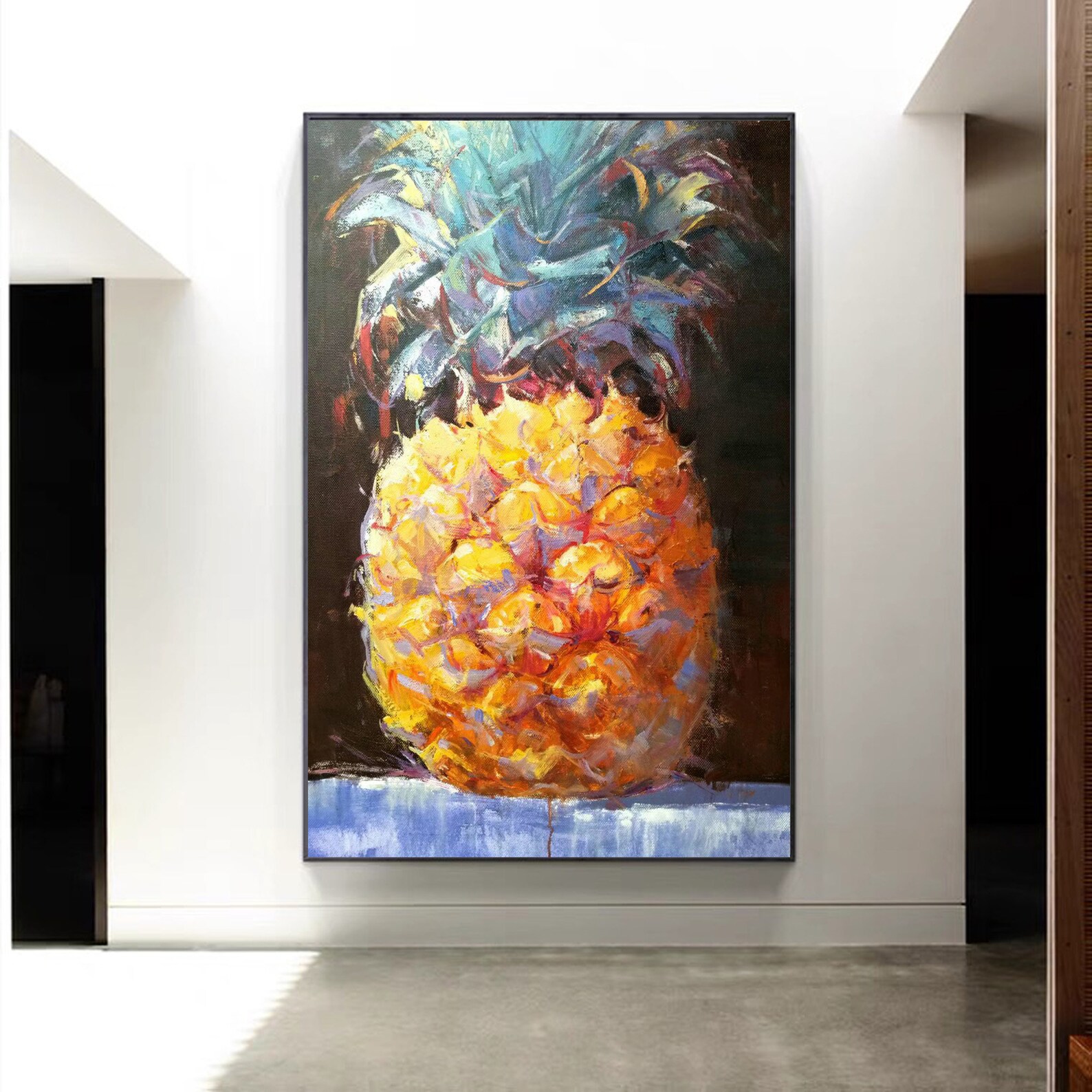 Pineapple Decoration Pineapple Kitchen Decor Pineapple Etsy