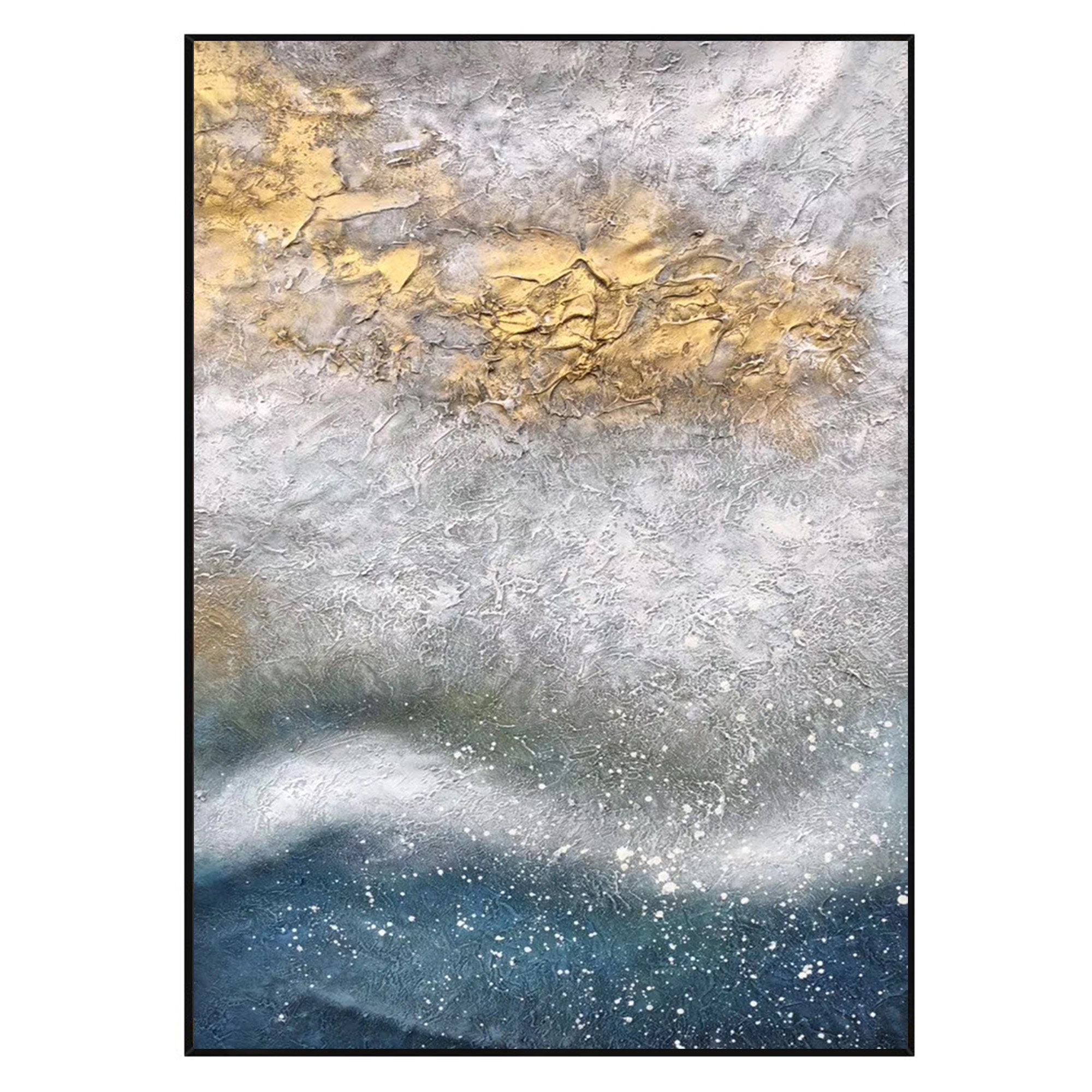 IPLUPJDY Leinwanddruck Golgatha | Abstrakte Kunst 60x90cm Für Wanddekoration