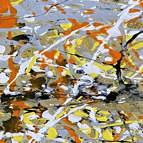 Shops Abstract Art Painting, Jackson Pollock Brushstroke Wall Art, Large Art Abstract, Living Room Art , Bedroom Decor, Contemporary Art M119