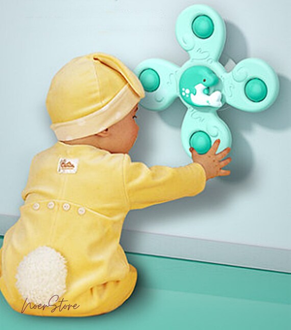 Spinning Flower Toys Sound and Light Toys3C Wall Mounted Etsy