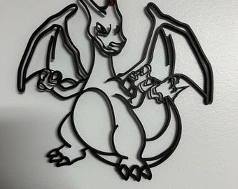 3-d printed charizard wall hanging