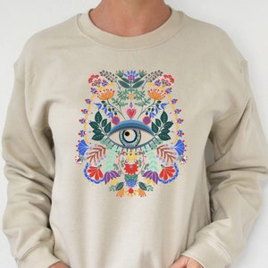 evil eye sweatshirt, evil eye shirt, eye hoodie, all seeing eye shirt, oversized shirt, eldritch eye shirt, evil eye sweatshirt, evil eye gi