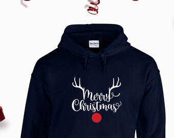 Christmas Hoodie - Etsy UK