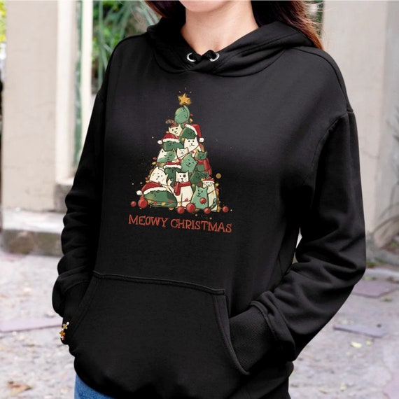 Christmas hotsell cat hoodie