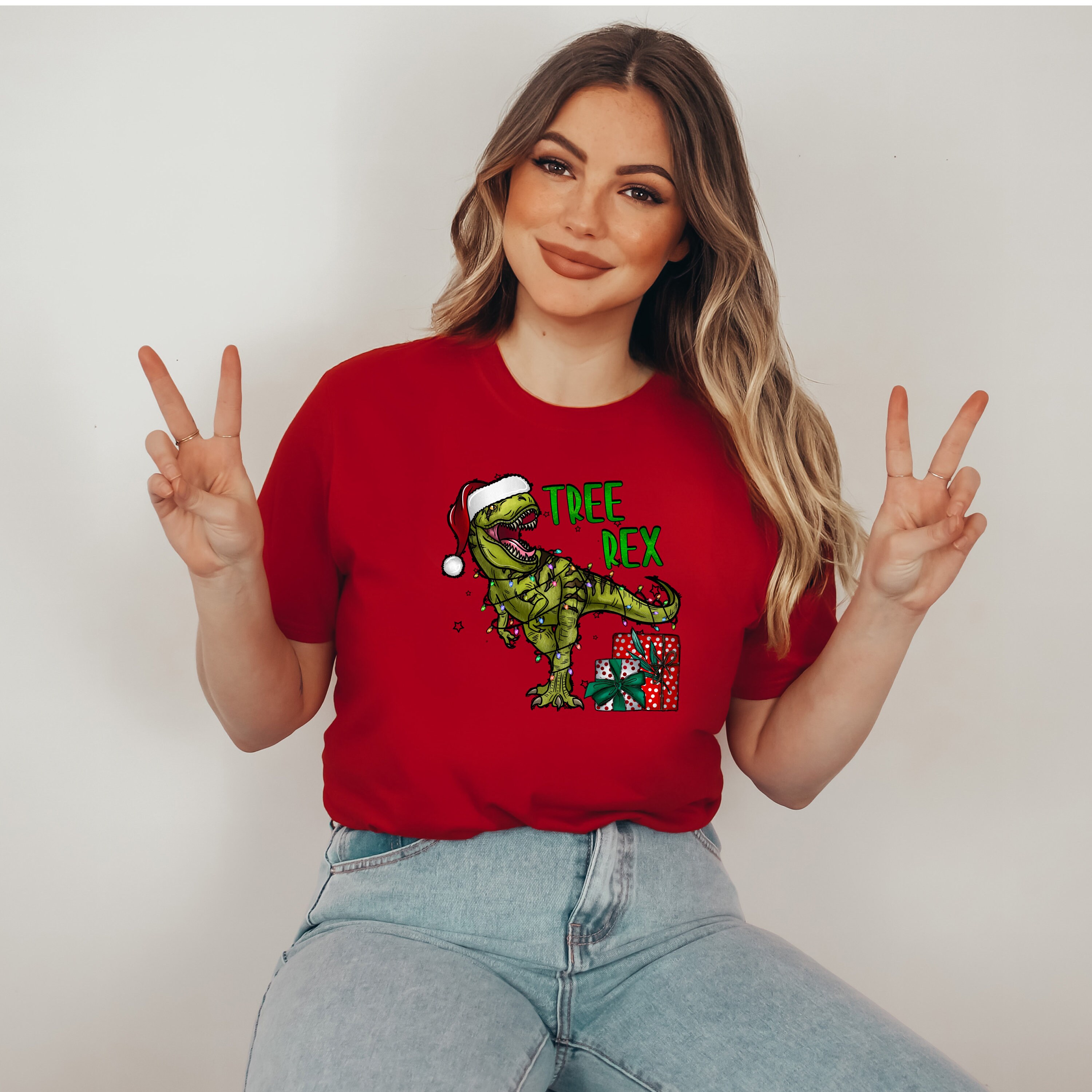 Discover Tree Rex Christmas Dinosaur T shirt, Christmas shirt, Rex T Shirt, Christmas Gift shirt, Dinosaur Merry Christmas shirt,Sublimation Design s