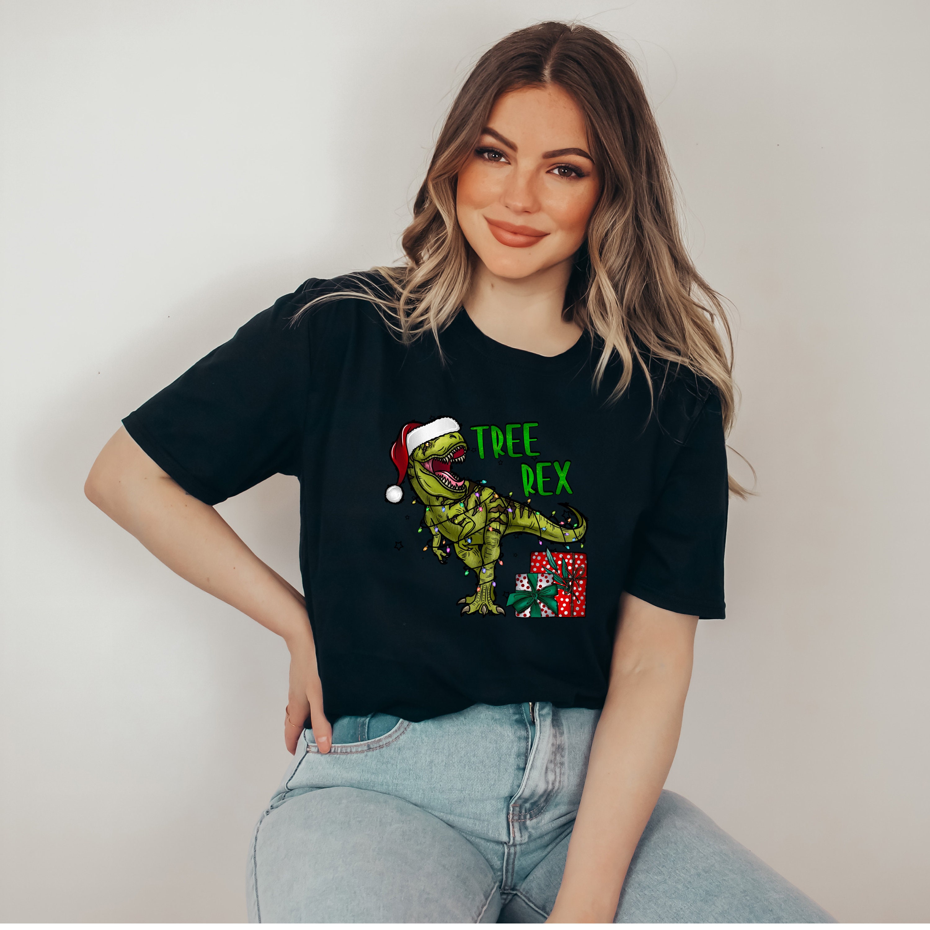 Discover Tree Rex Christmas Dinosaur T shirt, Christmas shirt, Rex T Shirt, Christmas Gift shirt, Dinosaur Merry Christmas shirt,Sublimation Design s