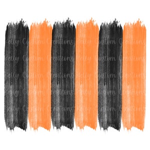 Op de afbeelding: Een digitale illustratie van vijf verticale strepen in afwisselend zwart en oranje. De strepen zijn geschilderd met een penseelstreek-effect.
