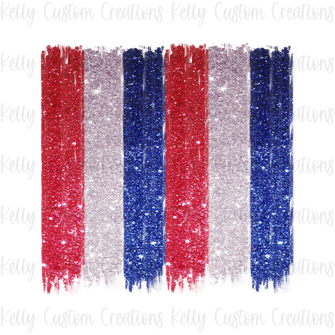 Red White & Blue Glitter Background Sublimation Design PNG | Etsy