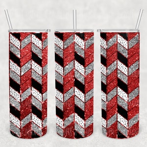 Valentines Day Tangram 20 oz Skinny Tumbler Design | Sublimation Tumbler Wrap | Straight Tumbler Design | Tangram |
