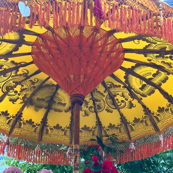 Handcrafted Balinese Garden Parasol