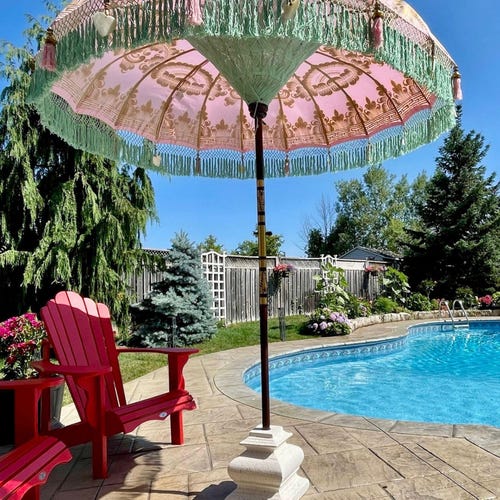 9 foot patio umbrella amazon California Umbrella 9' Casa Olefin Tilt Crank Lift Patio Umbrella in Adobe