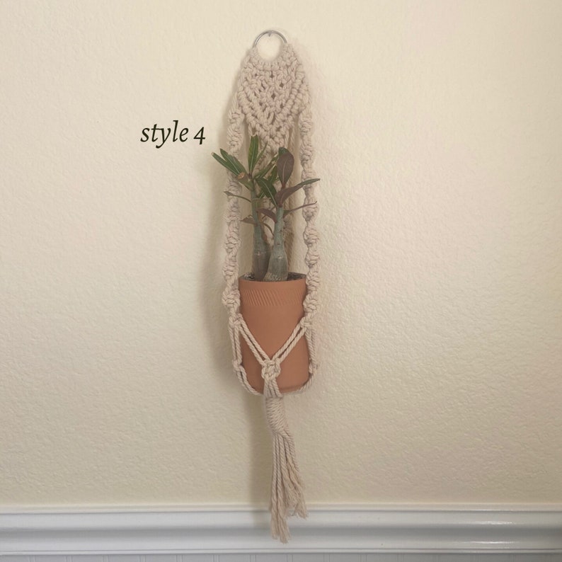 Handmade Macrame Plant Hangers Josephine Knot Macrame Boho Etsy