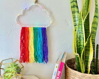 Kit fai da te per creare nuvole arcobaleno: decorazioni da parete con luci