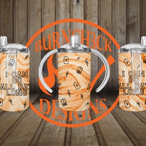 12oz Sippy Cup Design Energy All Day Long Graphic PNG JPG Download